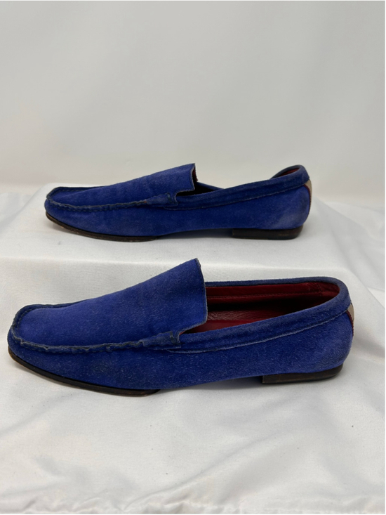 Burberry Shoes - Burberry Dalwood Blue Suede Loafers EU 36.5 / Women’s 6.5